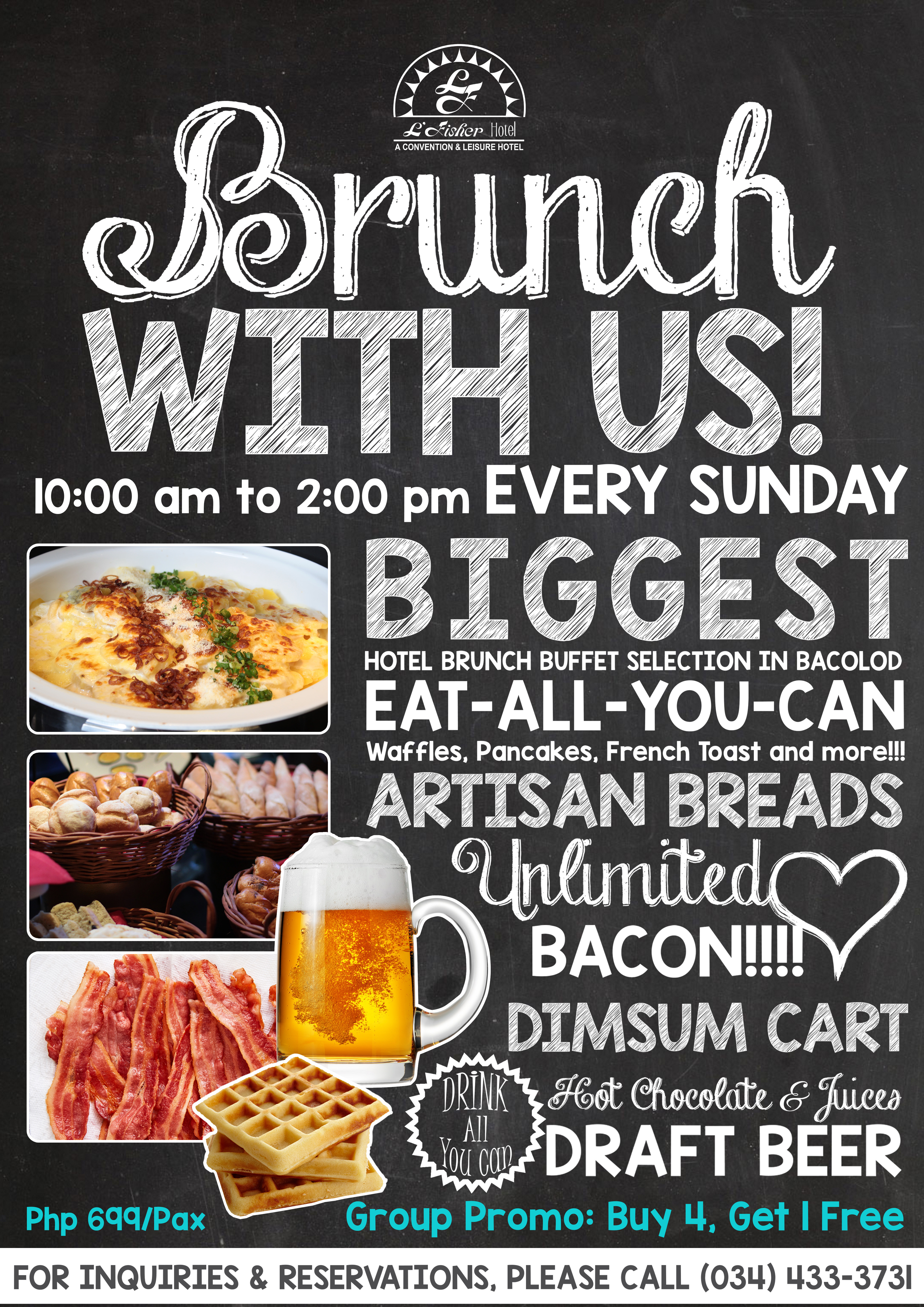 L_ Fisher Hotel Bacolod - brunch with us a